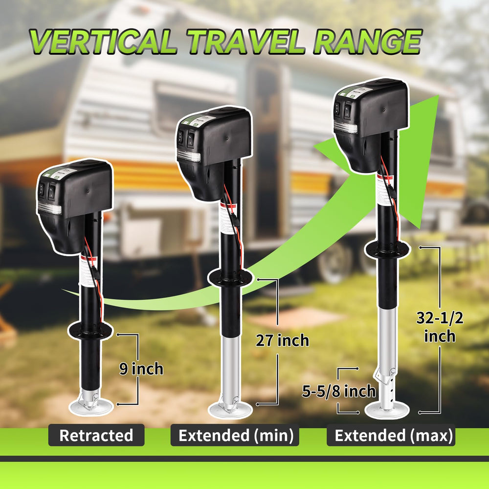 RVMATE manual crank alongside electric operation for power loss backup