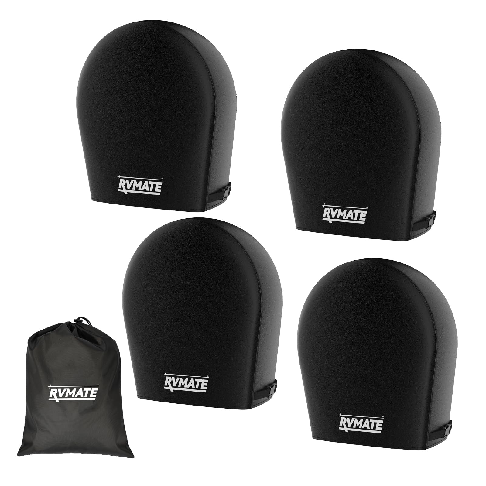 RVMATE RV tire cover pack 4 protects tires from sun and weather
