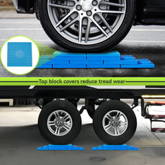 RVMATE top blocks pair for tire support and balance