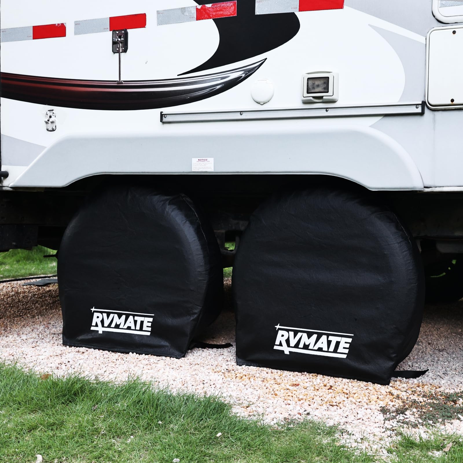 RVMATE wide-fit design suits 27–29 inch tires on various vehicles