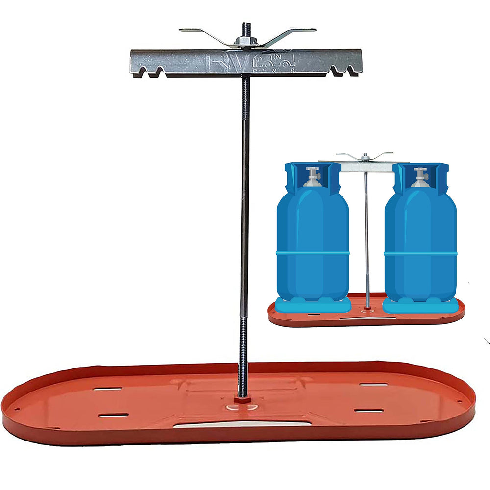 RVPNR RV installation rod for propane tanks enables quick, secure RV setups.