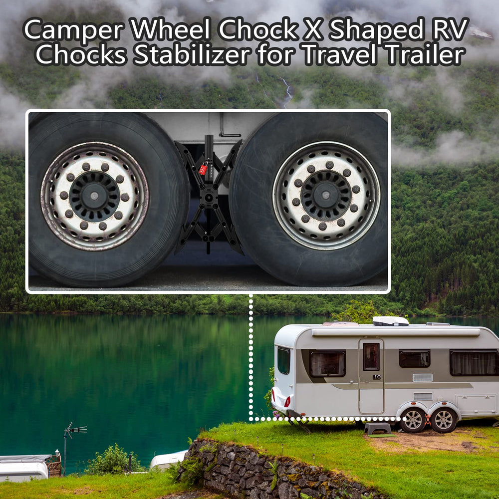 RVPNR wheel stabilizers with password locks for secure positioning.