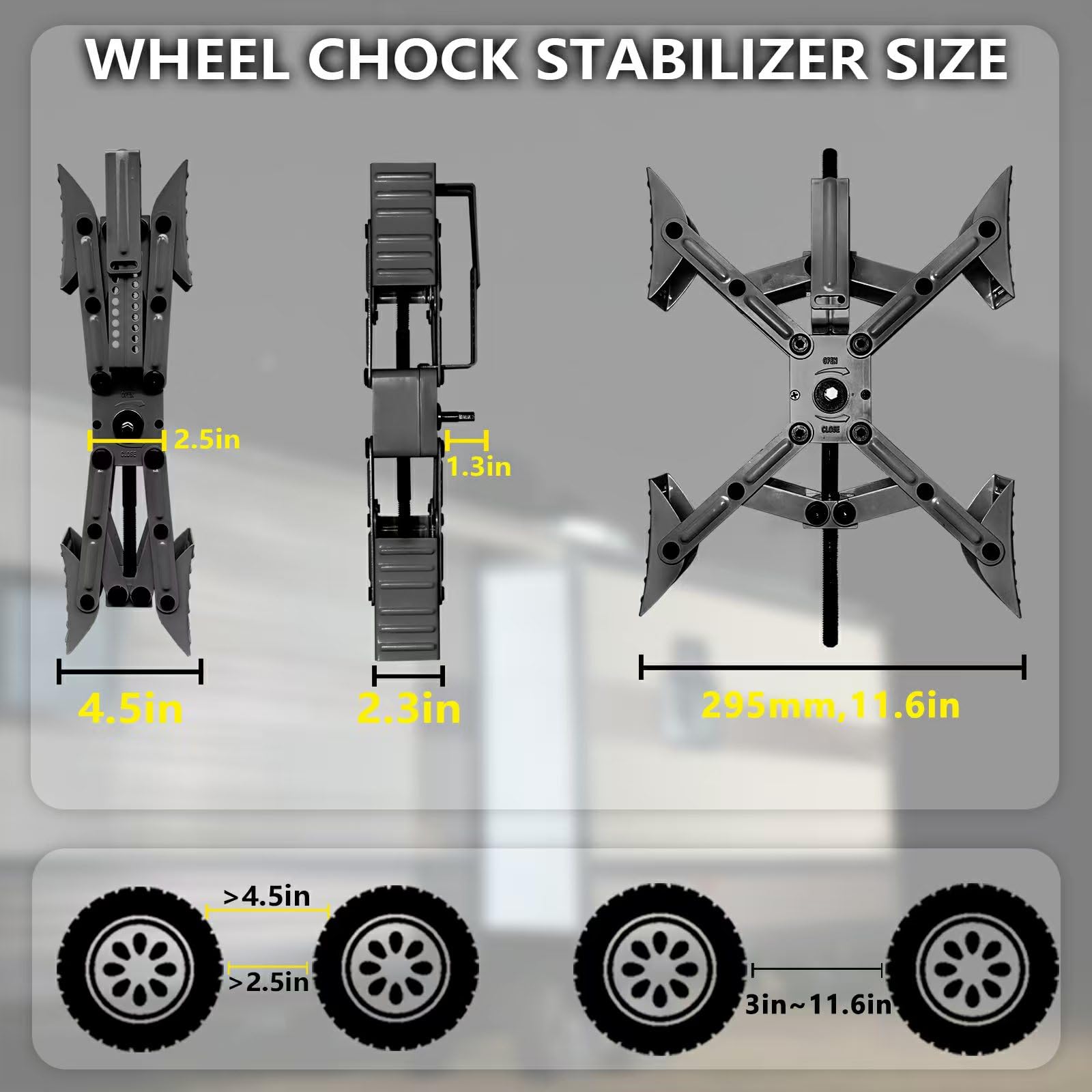 RVPNR wheel chocks with drill-enabled setup for fast stabilization.