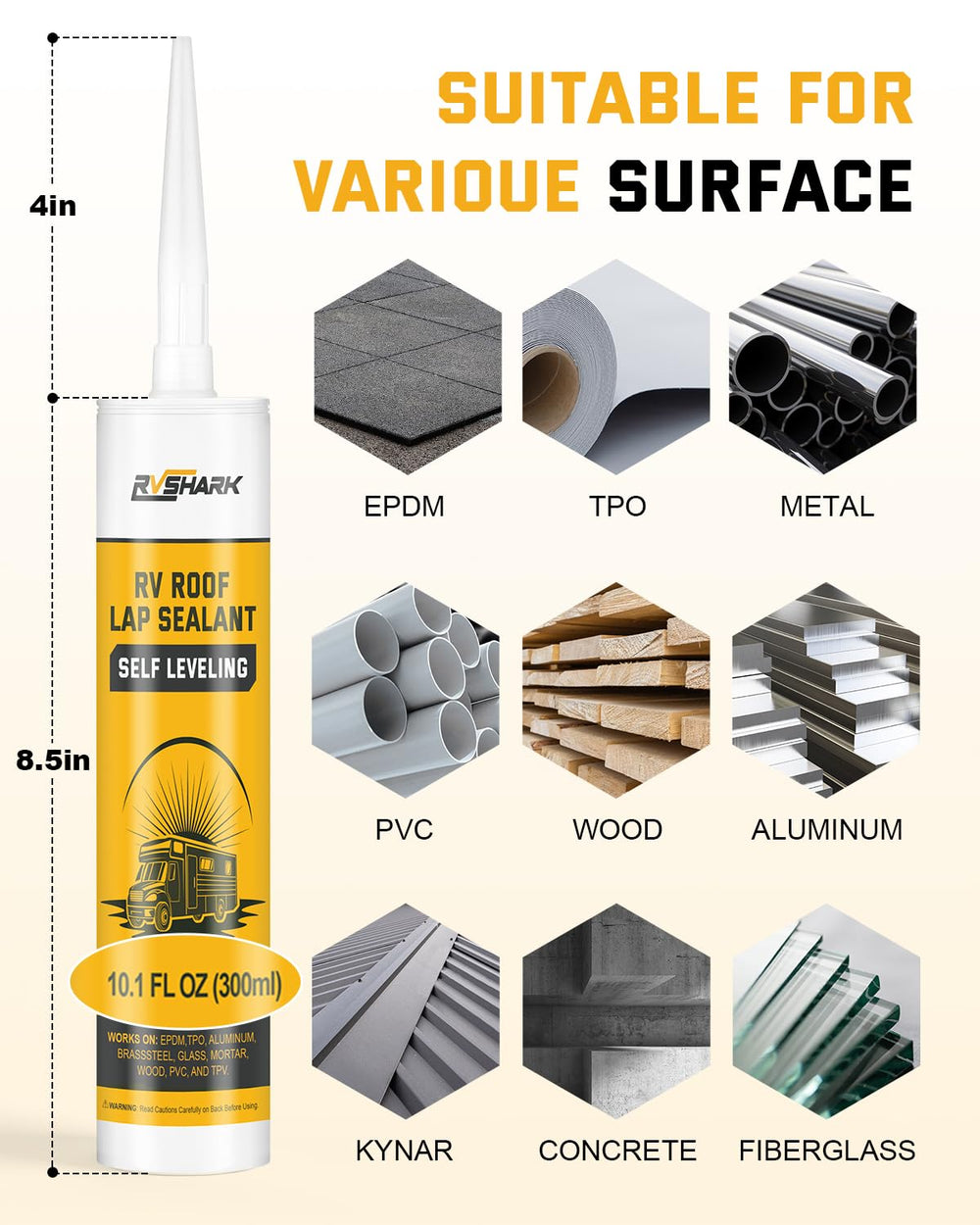 RVshark UV resistant moisture barrier protecting roof surfaces