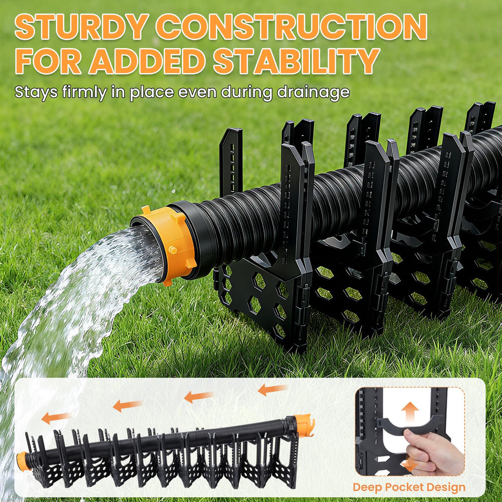 RVSNAIL fits most hoses up to 10 ft and 3 inches for broad compatibility.