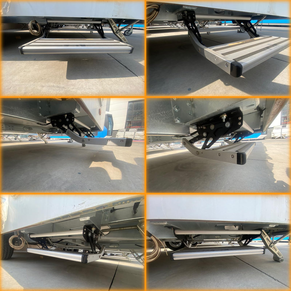 RVSNAIL RV Steps wide stepping surface enhances balance during entry.