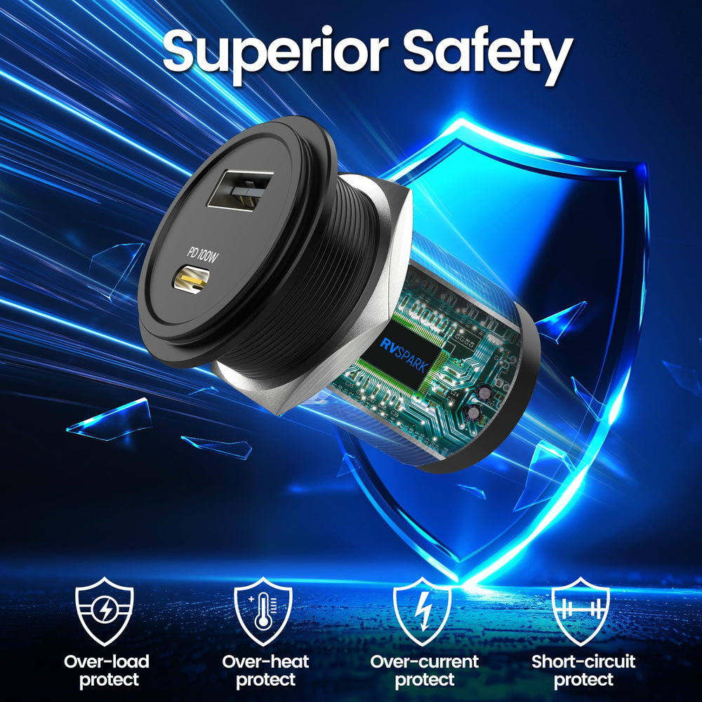 RVSPARK all-aluminum chassis emphasizes rugged durability in demanding settings.