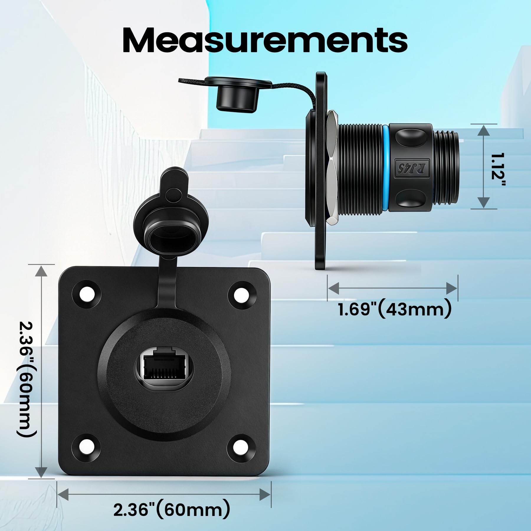 RVSPARK durable bulkhead panel enabling reliable Starlink connectivity on the road