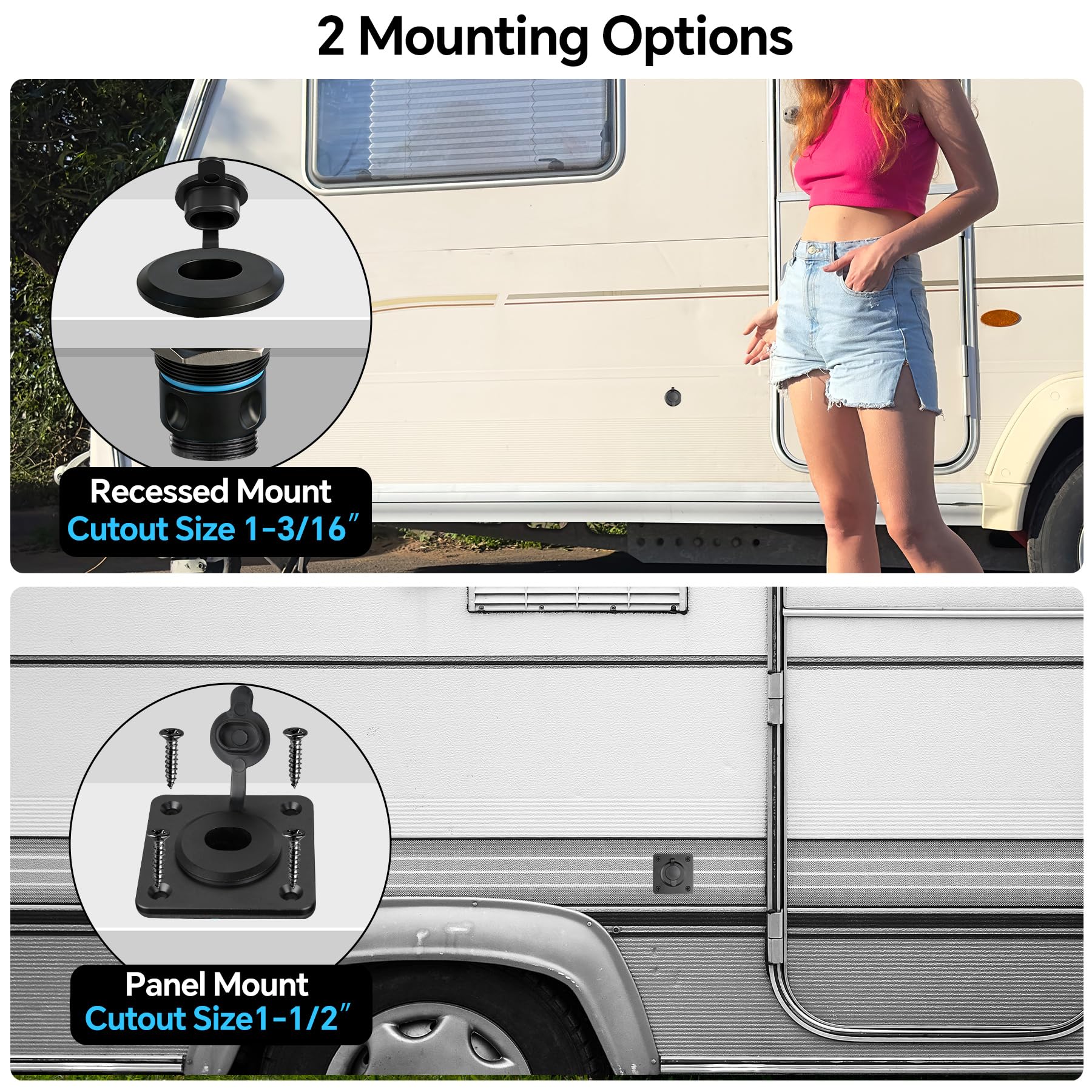 RVSPARK ideal for RVs and off-grid Starlink setups outdoors