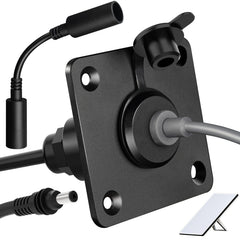 RVSPARK waterproof pass-through kit for Starlink Mini with rugged aluminum housing ensures durable outdoor connectivity.