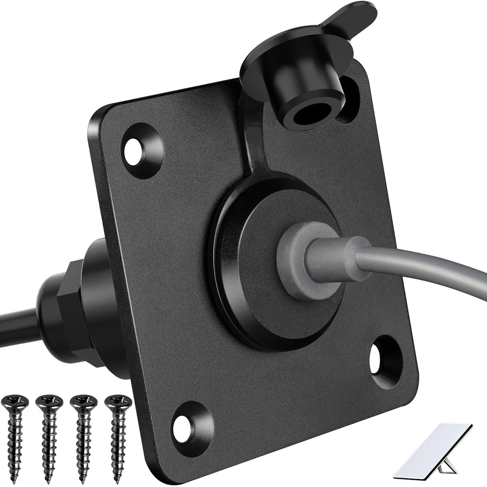 RVSPARK waterproof wall socket passthrough protects Starlink Mini outdoors