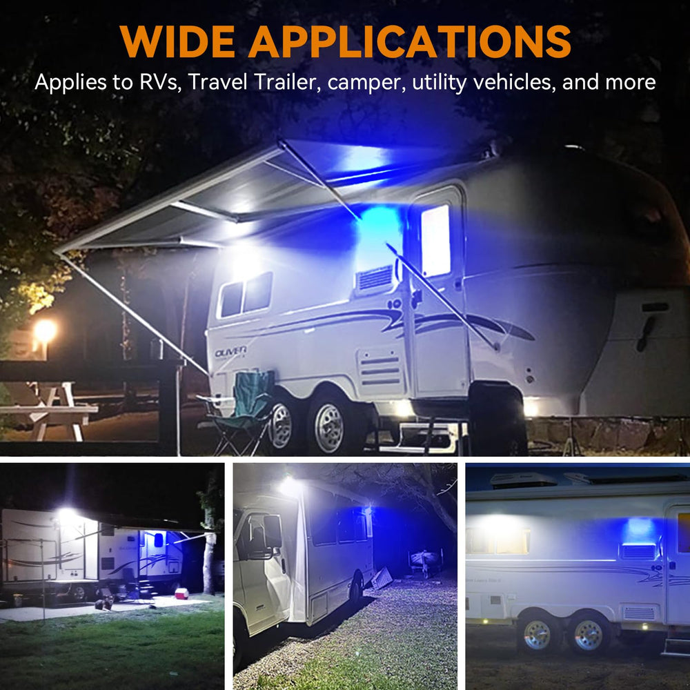RVZONE compatible with 12V RV camper and travel trailer setups.