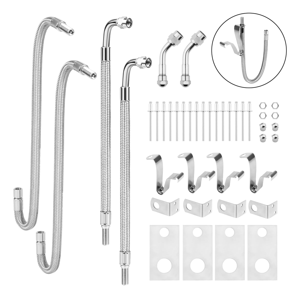 RVZONE Dually straight hose extenders improve dual-wheel inflation access
