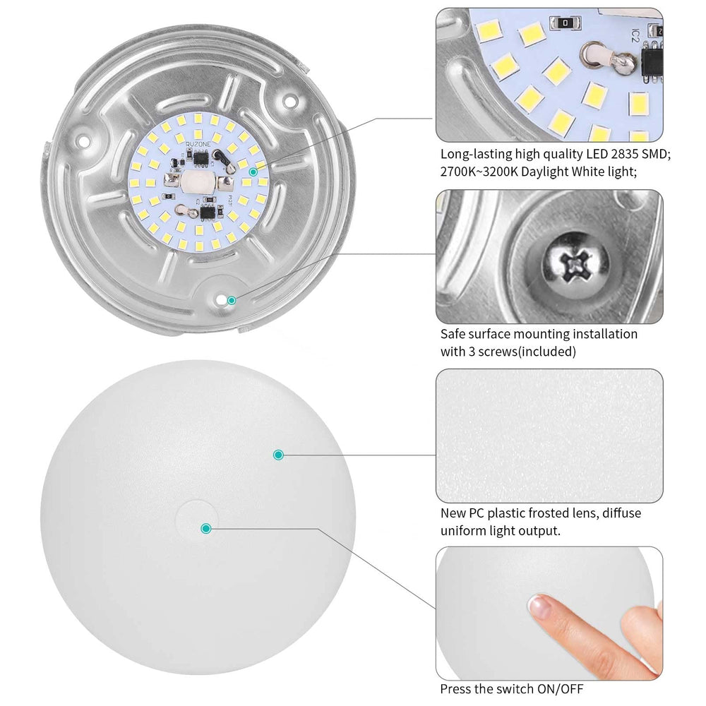 RVZONE three-screw installation makes RV upgrades quick and clean.