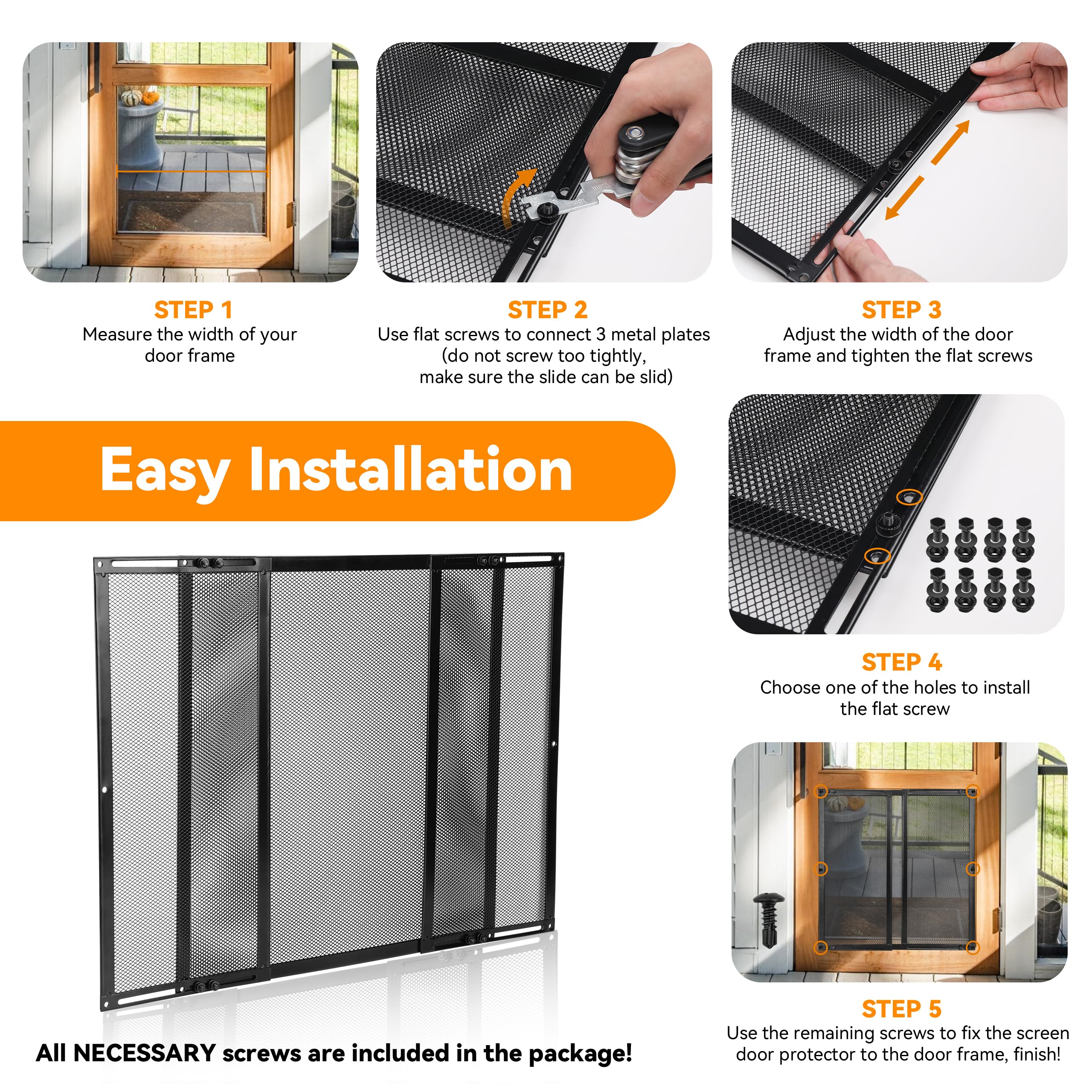 RVZONE Heavy-Duty Metal Material ensures sturdy protection.