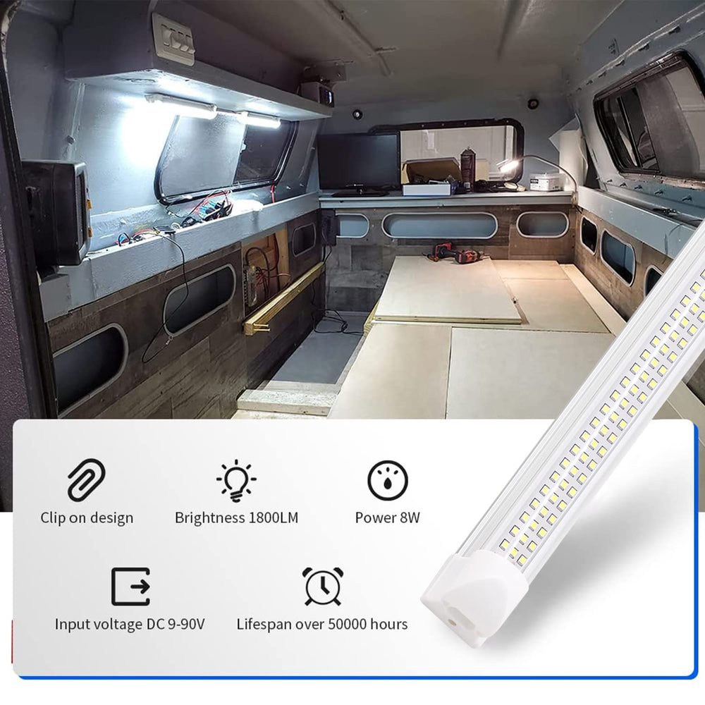 RVZONE high-transmittance PC cover for clear, even light.