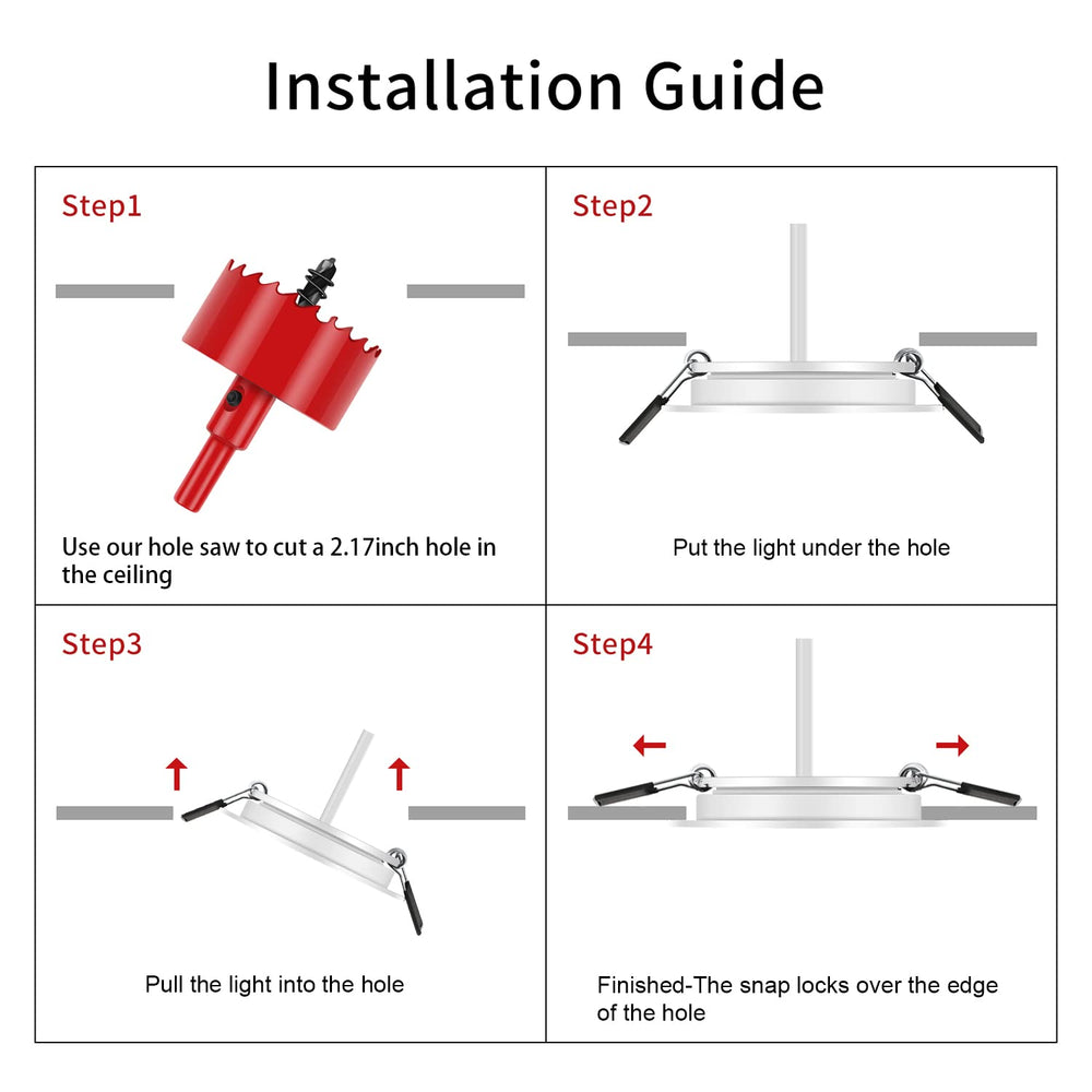 RVZONE hole puncher included for easy mounting holes.