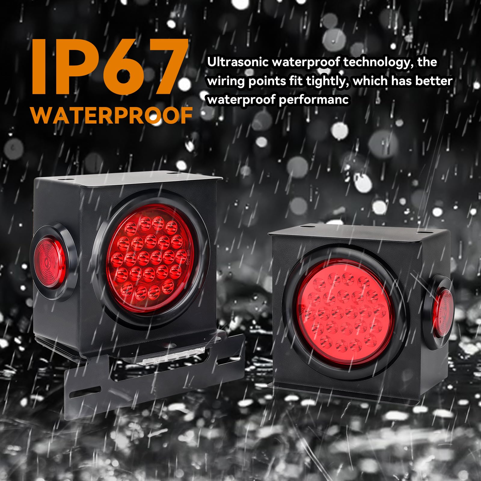 RVZONE IP67 waterproof seal ensures reliable performance in all weather.