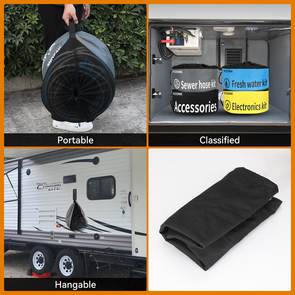 Inner waterproof layer and breathable top help keep contents dry.