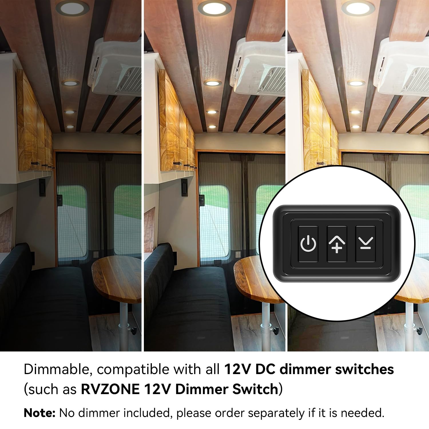 RVZONE versatile lighting for RVs, boats, vans and campers.