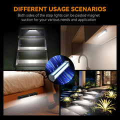 RVZONE waterproof outdoor step light withstands rain for reliable night visibility.