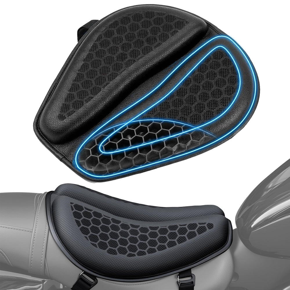 RWUJILONG seat cushion with petal design for long rides
