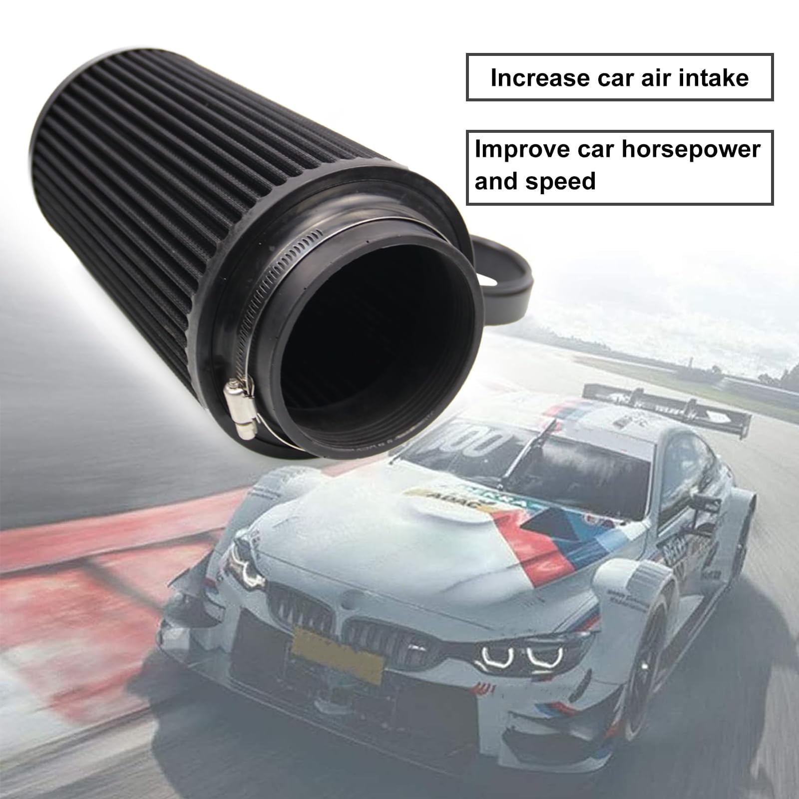 RYANSTAR air filter cone with closed-top design for durable protection.