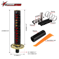 RYANSTAR Katana shift boot cover adds aggressive flair and a premium look.