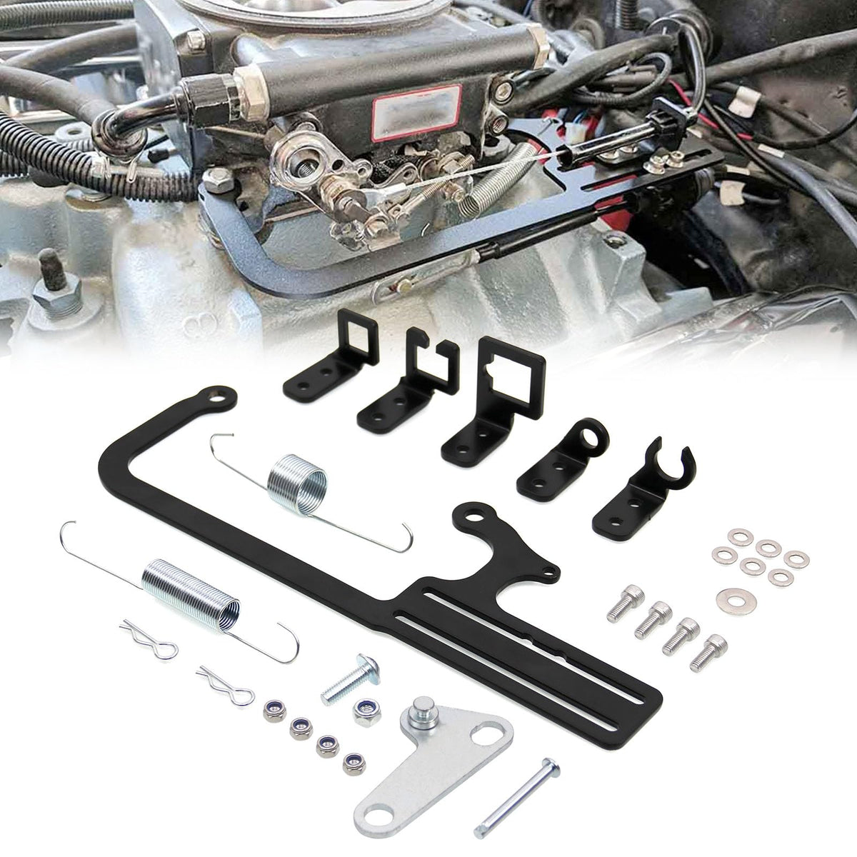 RYANSTAR RACING 304147 cable mount kit demonstrates throttle cable alignment.