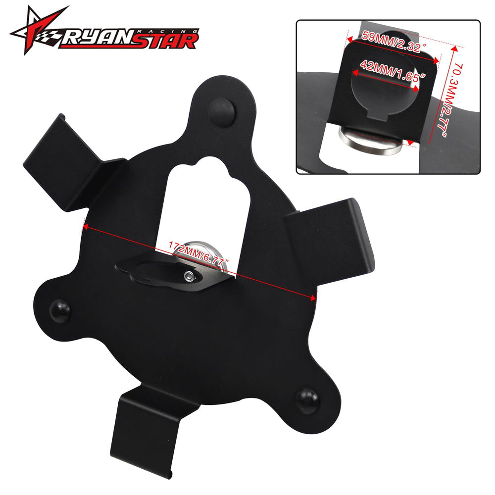 RYANSTAR RACING 7-way trailer bracket keeps wiring organized and accessible
