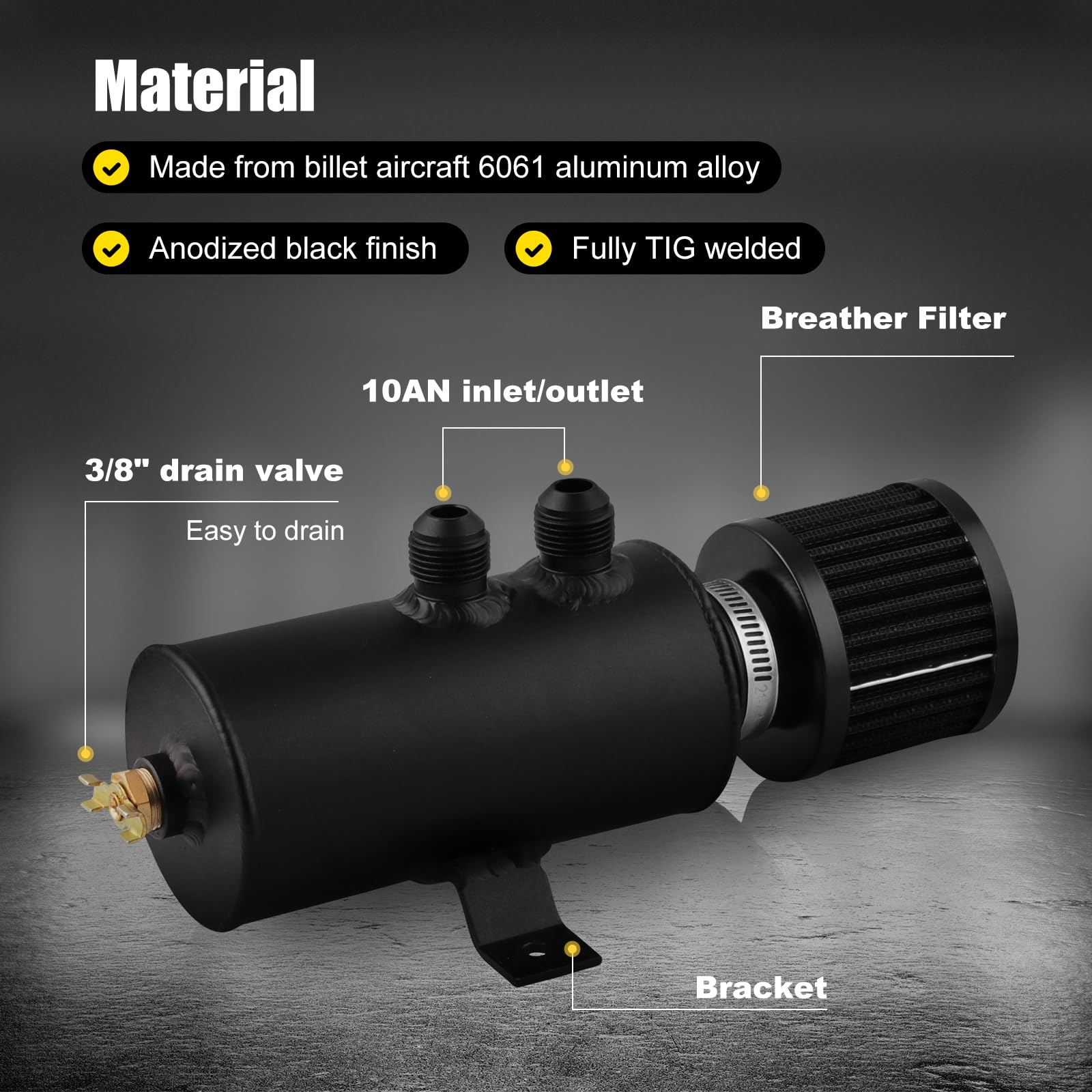 RYANSTAR RACING AN10 fittings show corrosion resistance for versatile installs.