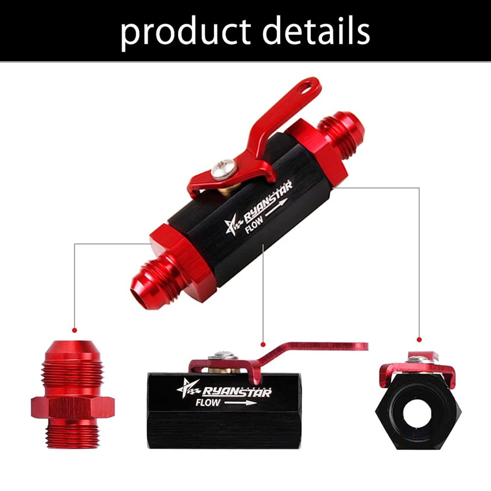 Ryanstar AN6 aluminum anodized finish offers corrosion resistance and durability.