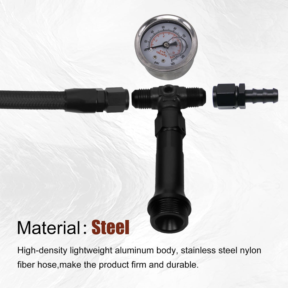 RYANSTAR RACING braided hose combines stainless braid with nylon fiber durability