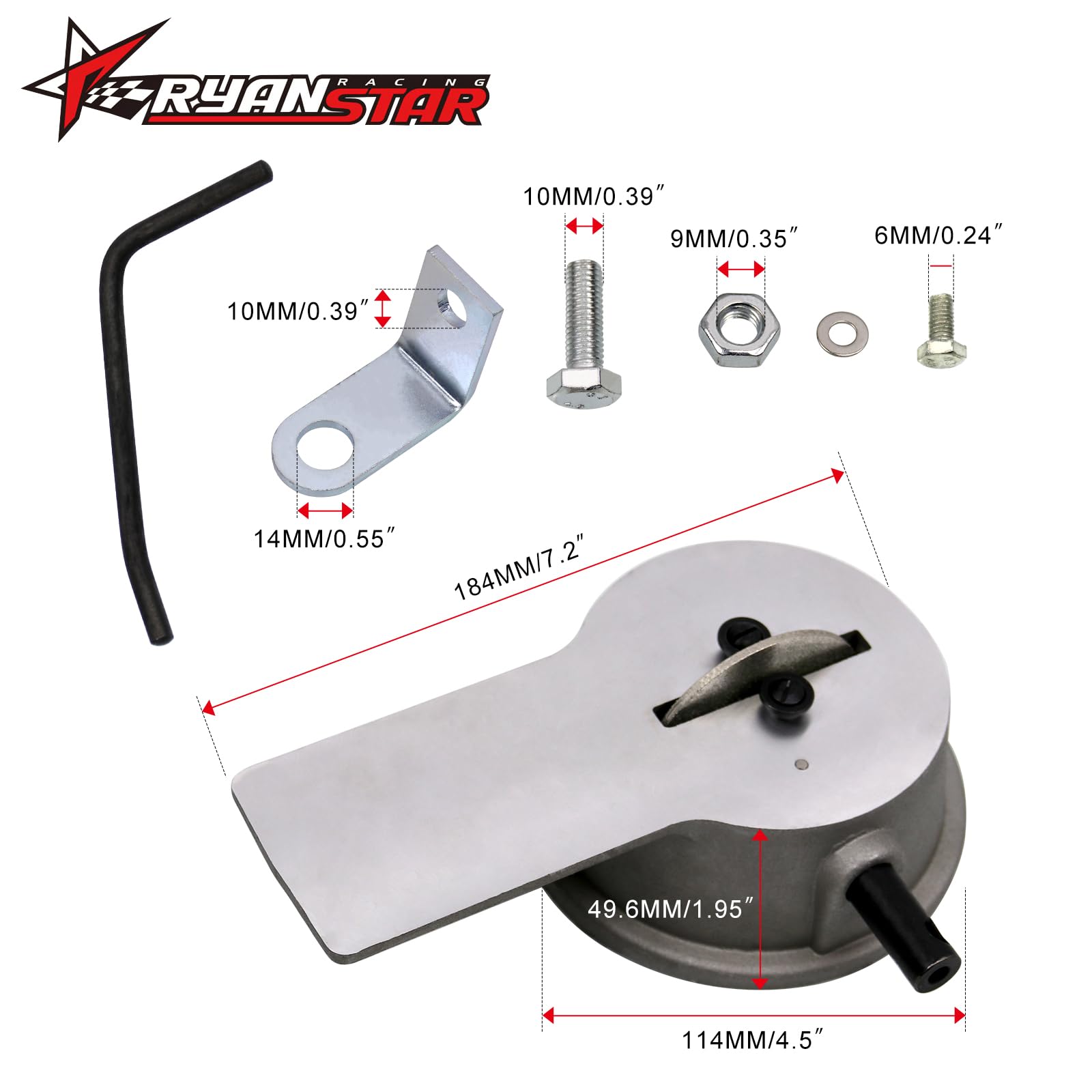 RYANSTAR RACING end-cap filer tool mounted on a sturdy workbench
