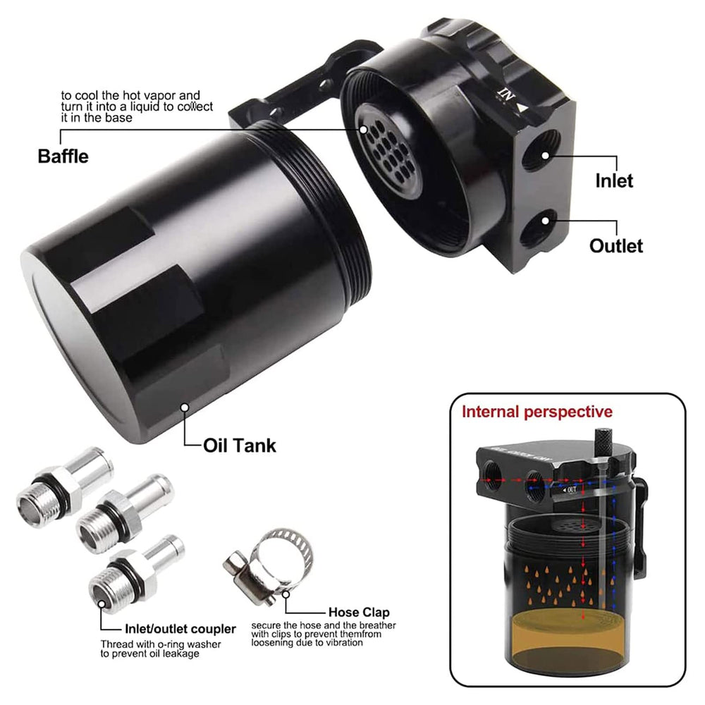 Ryanstar Racing catch can with 400ml capacity for daily use