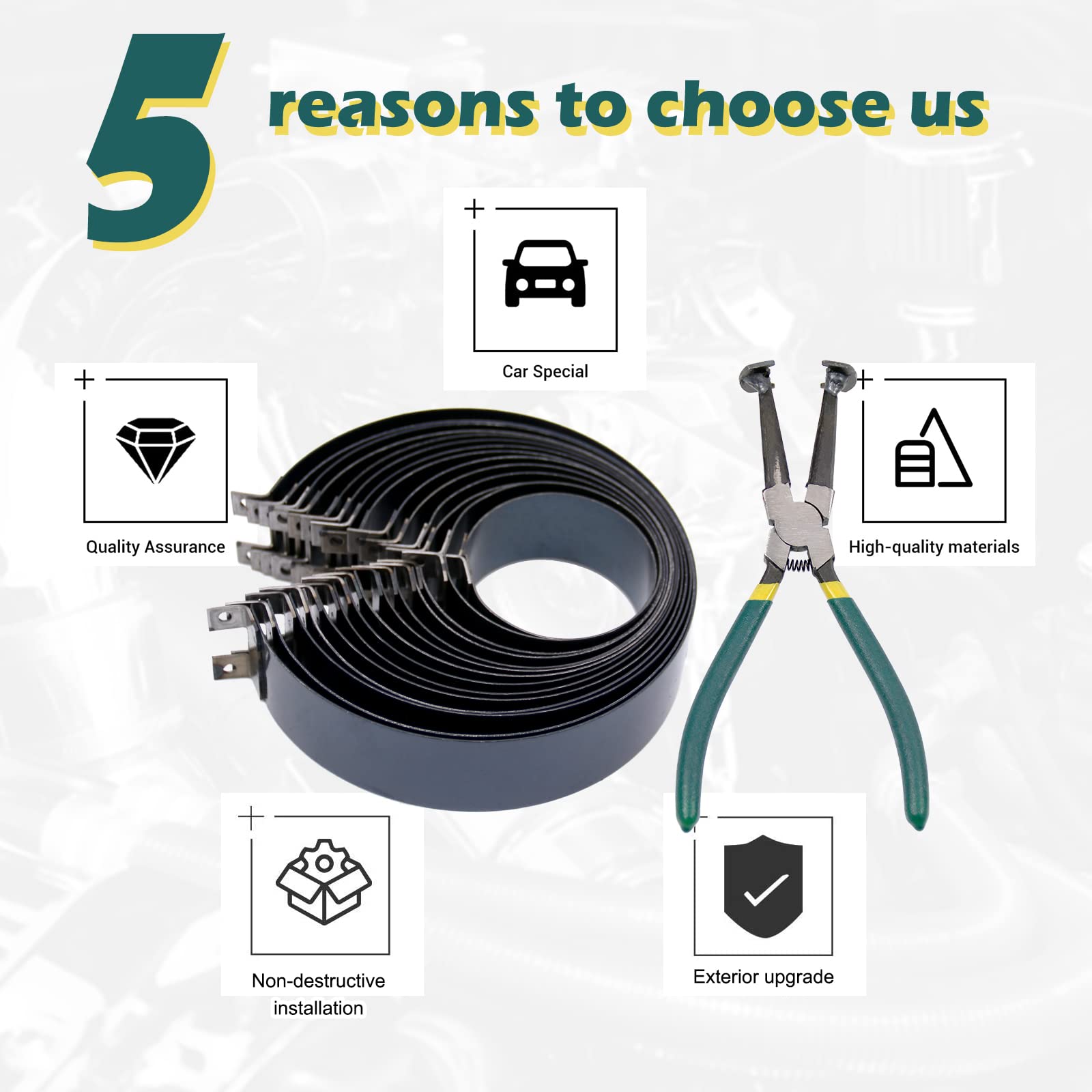 RYANSTAR RACING piston ring pliers aid smooth installation and accurate compression.