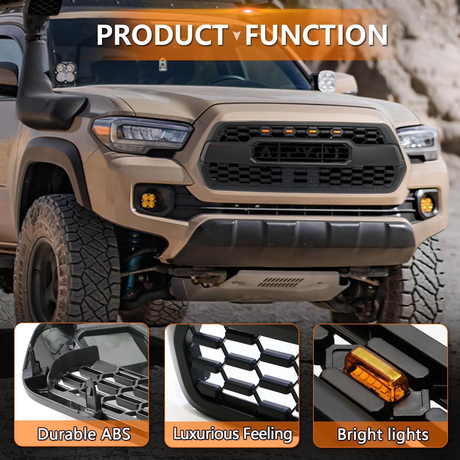 Ryansunoro durable ABS plastic resists UV fading and heat.