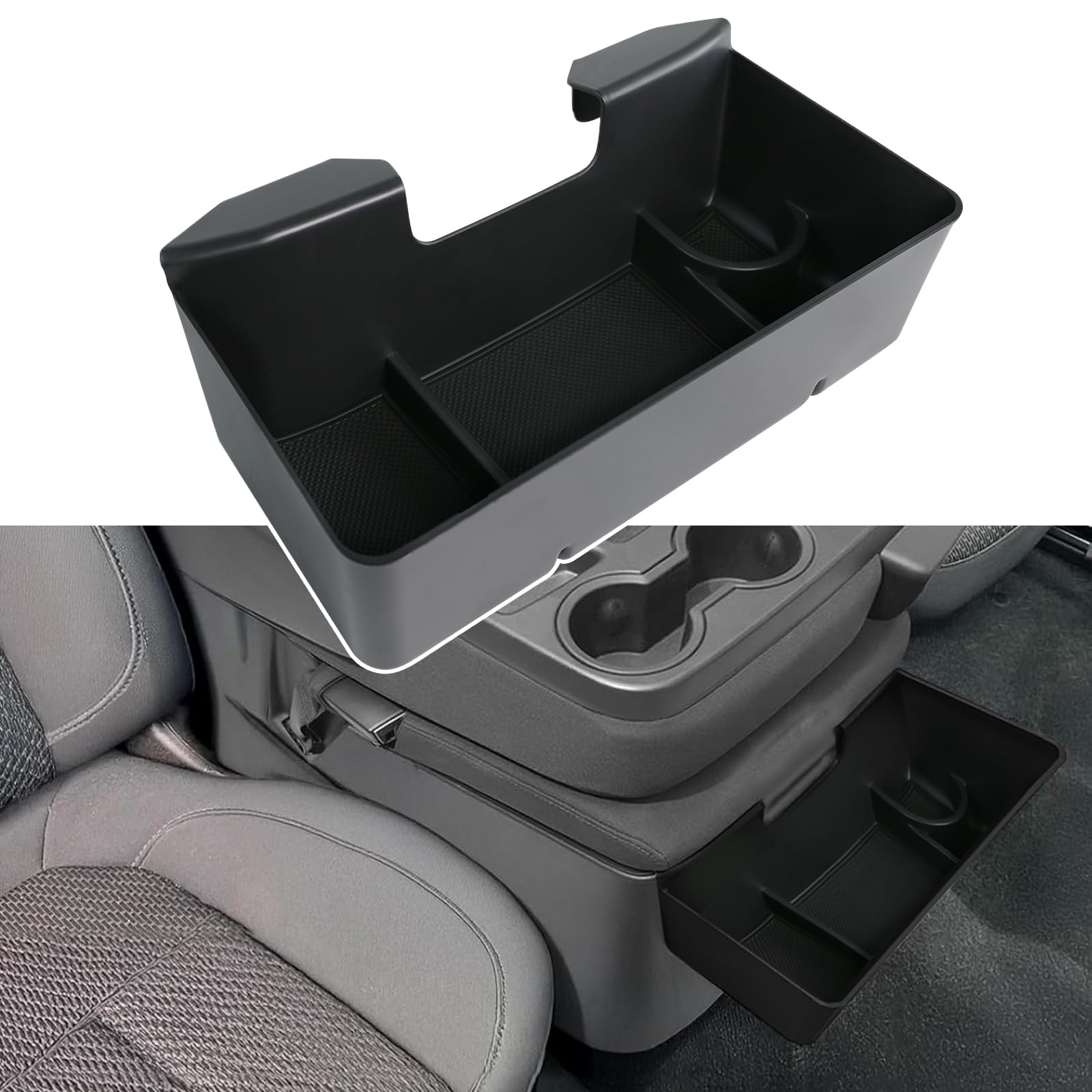 Ryansunoro central console organizer in Chevy Silverado 1500 for quick-access essentials.