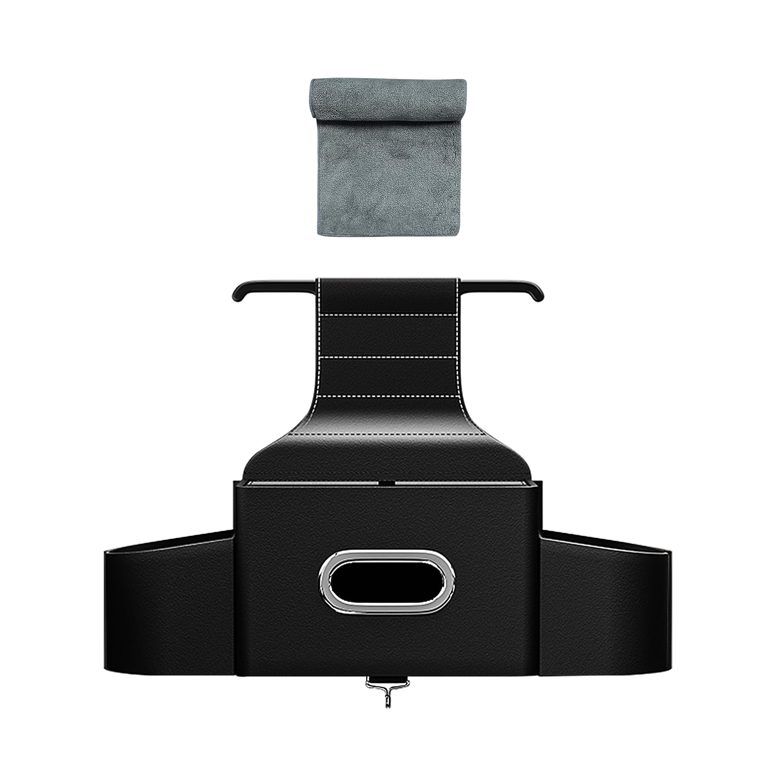 RYCELYSIAN black interior view shows sleek organizer for modern cars