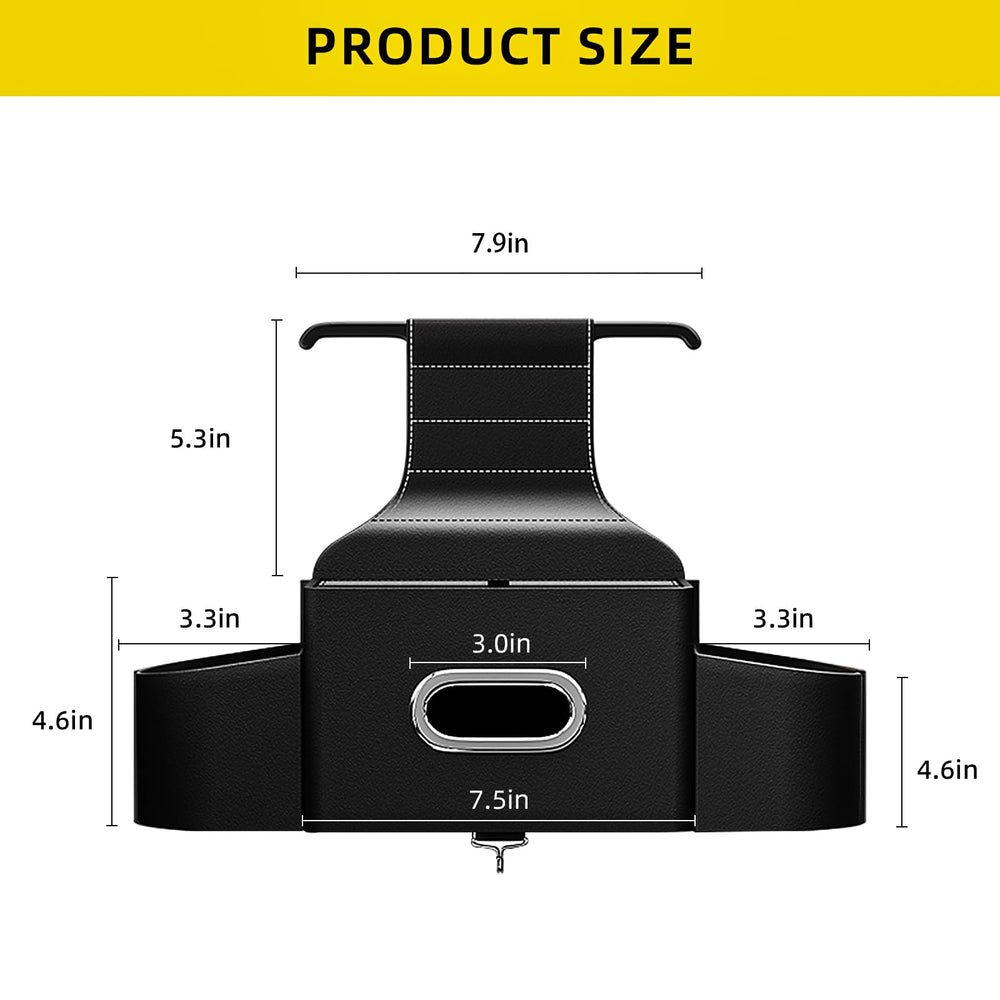 RYCELYSIAN headrest attachment ensures secure setup without tools