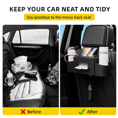 RYCELYSIAN back seat organizer phone holder keeps device accessible during commutes