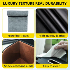 RYCELYSIAN back seat organizer tissue box keeps tissues handy and clutter-free