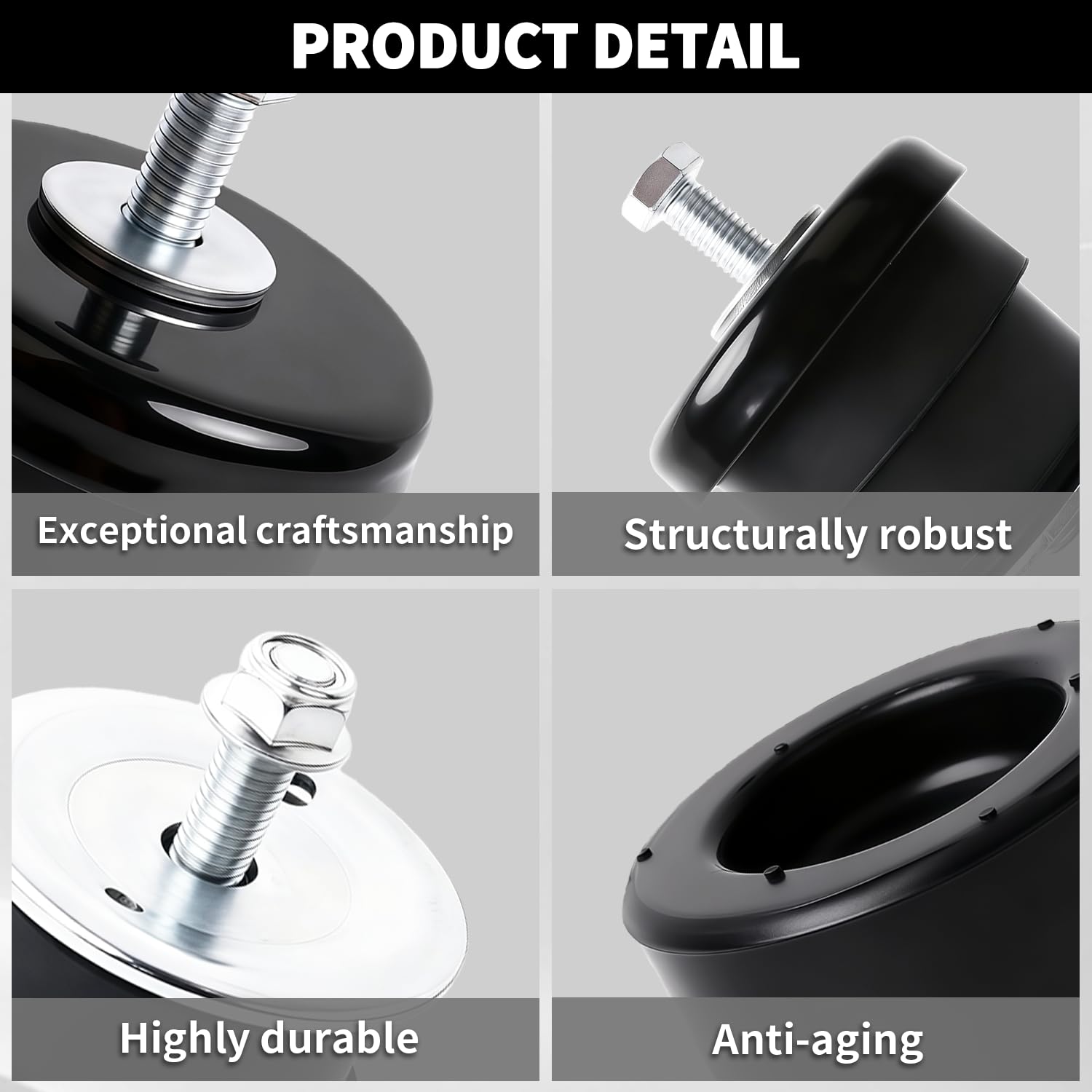RydSuns body mount kit assembly demonstrates precise fit with OEM-style mounting points.