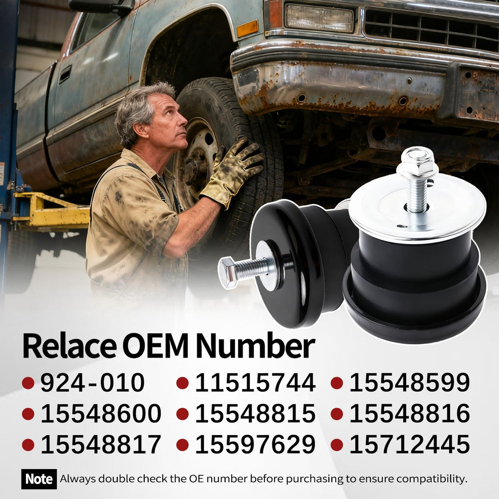RydSuns body mount kit closeup highlights wear-resistant bushings for durability.