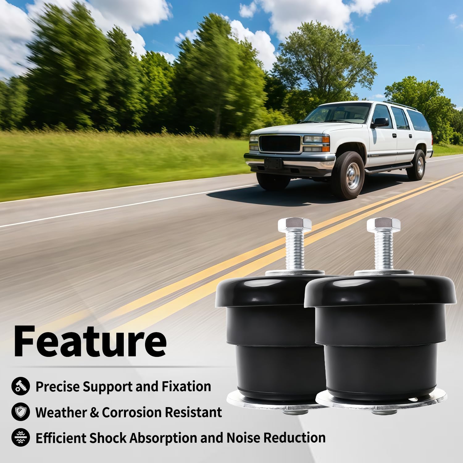 RydSuns body mount kit wear-resistance image emphasizes long-lasting performance under harsh conditions.
