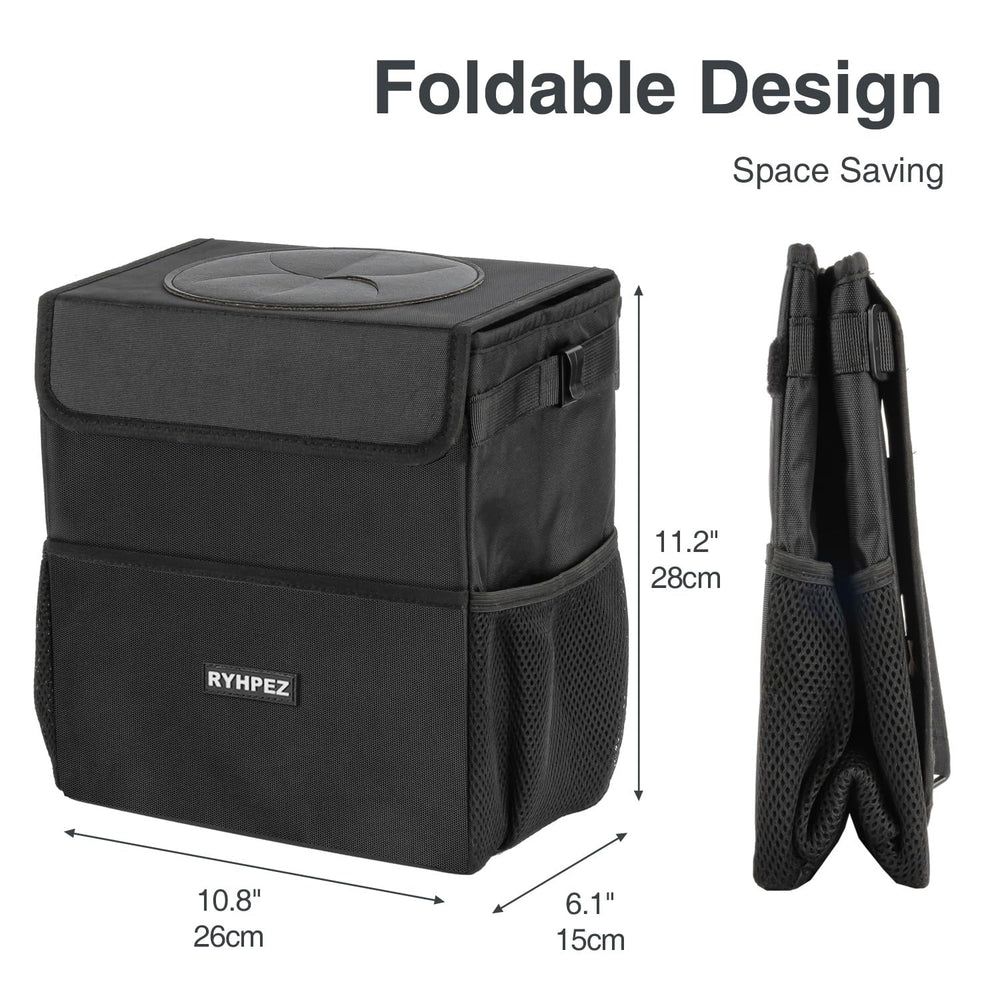 Ryhpez front pocket and side pouches organize small items within easy reach.