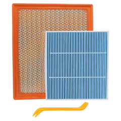 Ryvclim engine air filter pack front view protects intake and improves filtration