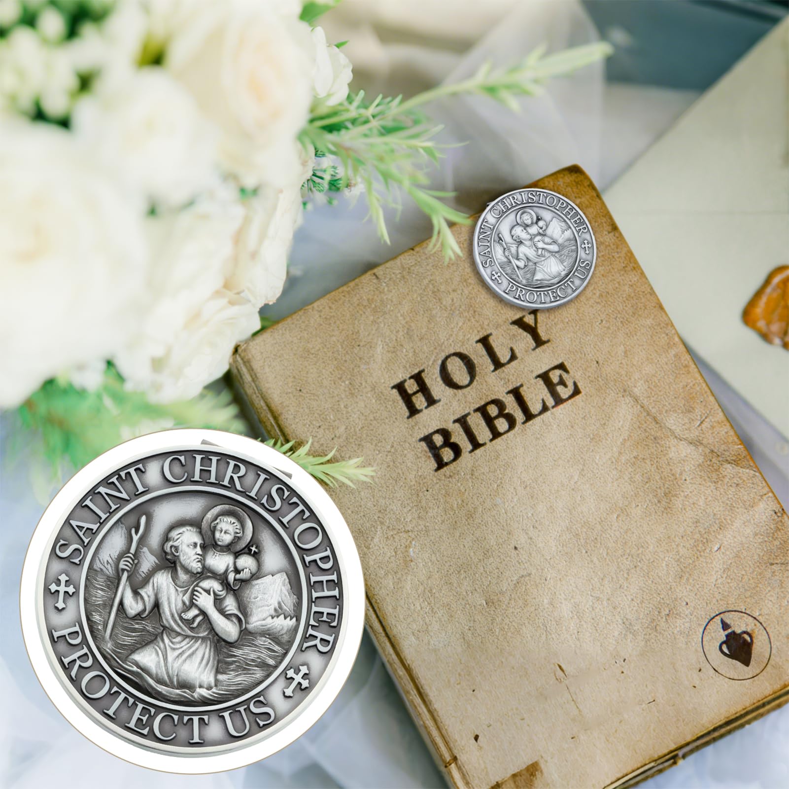 RYYOF Christian car accessory enhances interior with subtle spiritual presence
