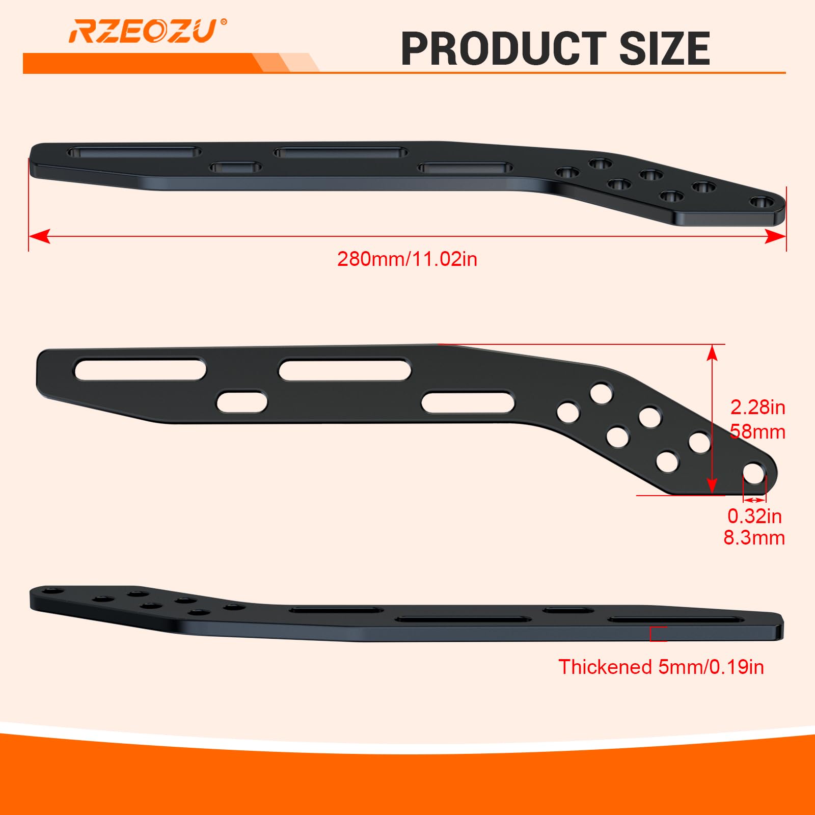 RZEOZU drive system tension adjustment improving chain tracking