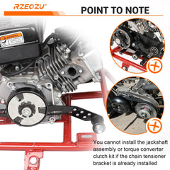 RZEOZU roller tensioner in action reducing chain slack during ride